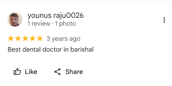 Real Google review of Digital Dental Zone — 3